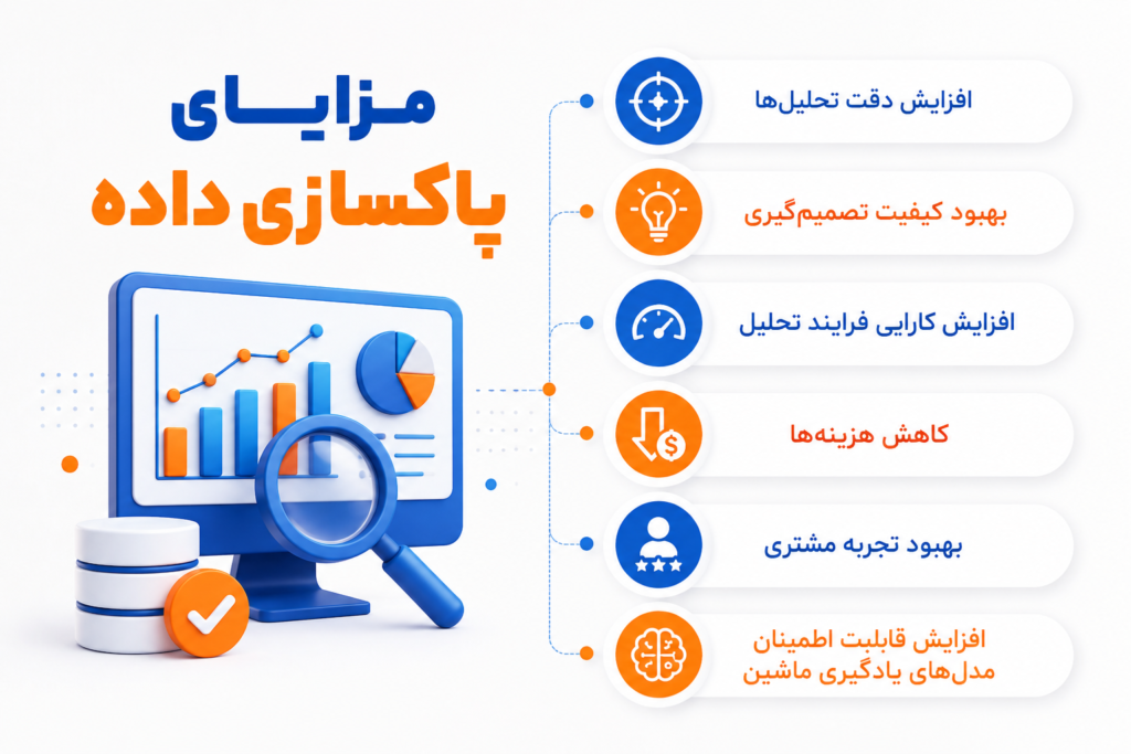 مزایای پاکسازی داده