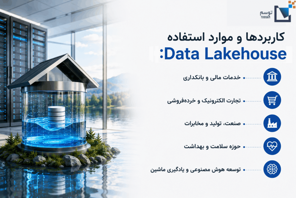 کاربردها و موارد استفاده  Data Lakehouse